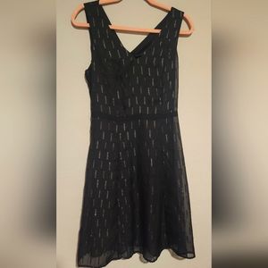 Black mini dress from Banana Republic M